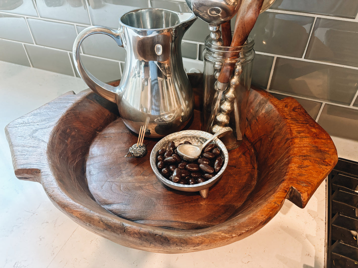 Vintage Wooden Parat/Bowl (D)