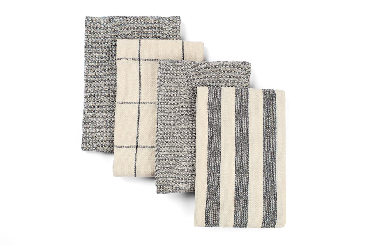 Cotton Kitchen Towels, Set of 4