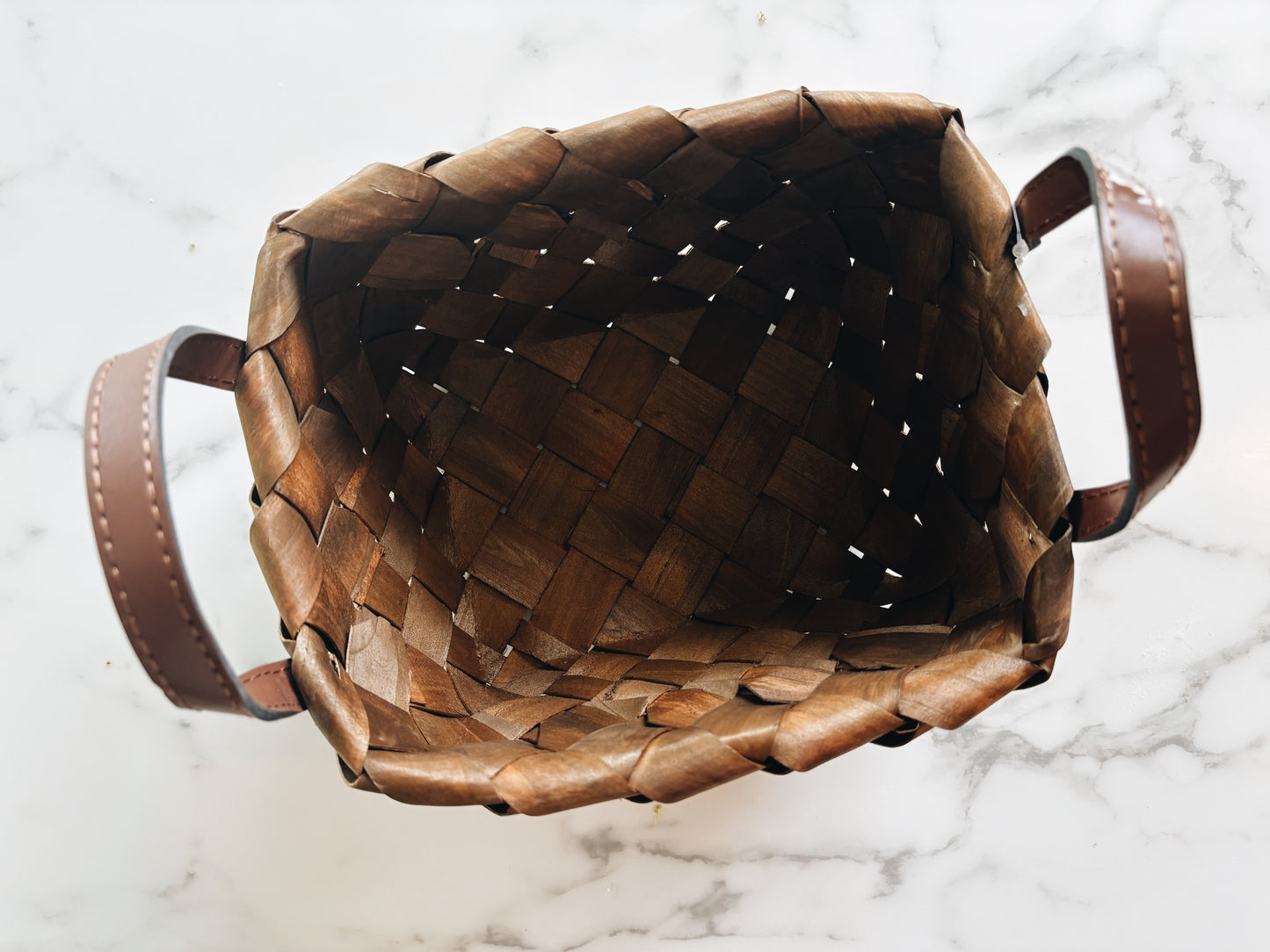 Burnt Wooden Chip Baskets - Small
