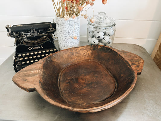 Vintage Wooden Parat/Bowl (B)