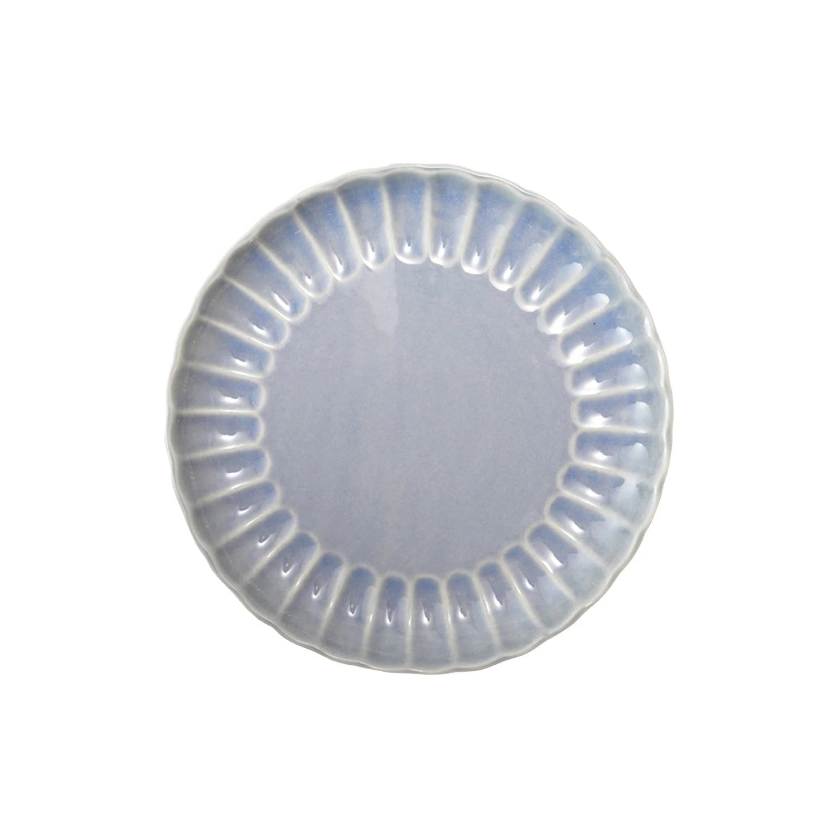 10.5" Stoneware Plate Light Blue