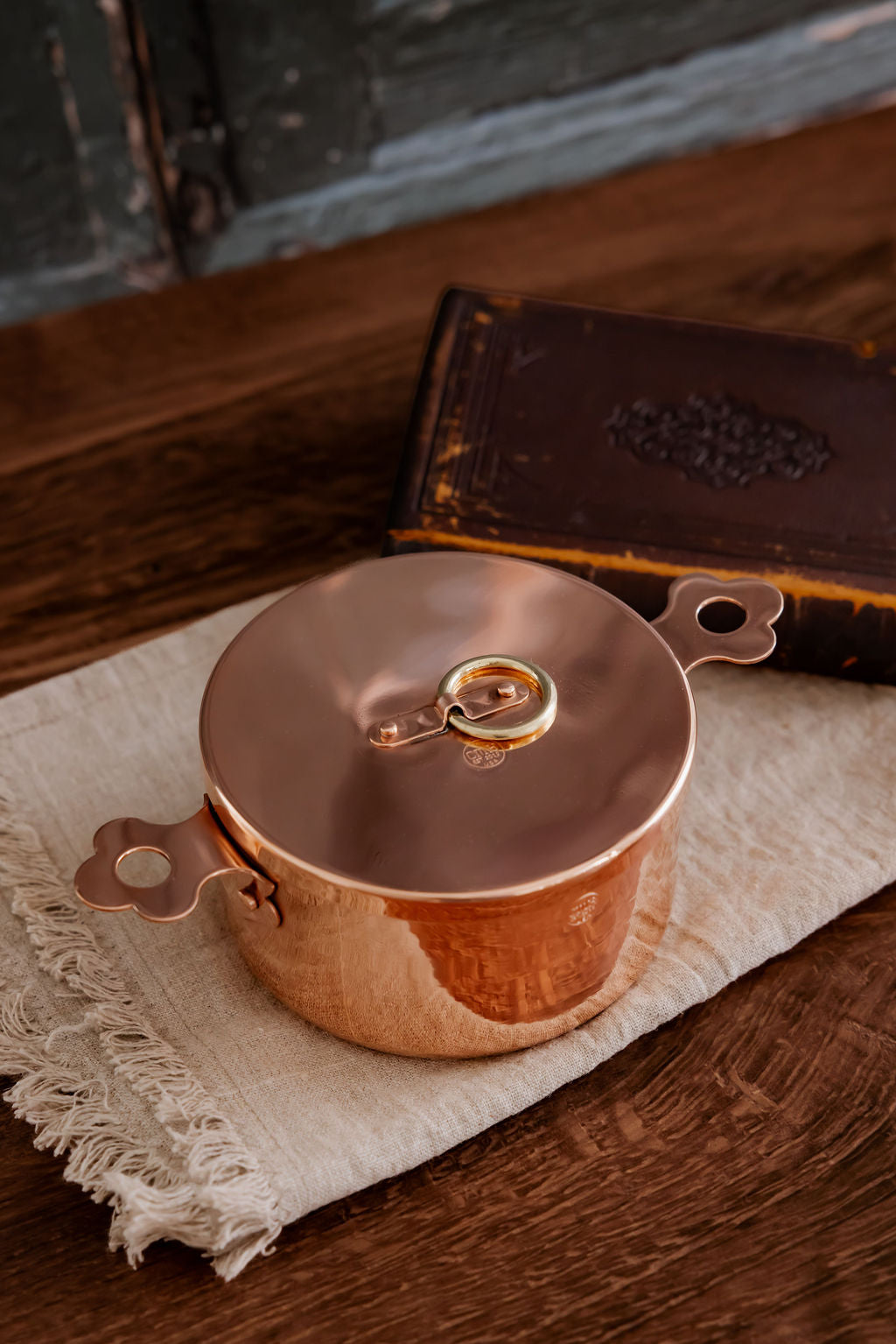 Vintage Inspired Copper Oven Dish