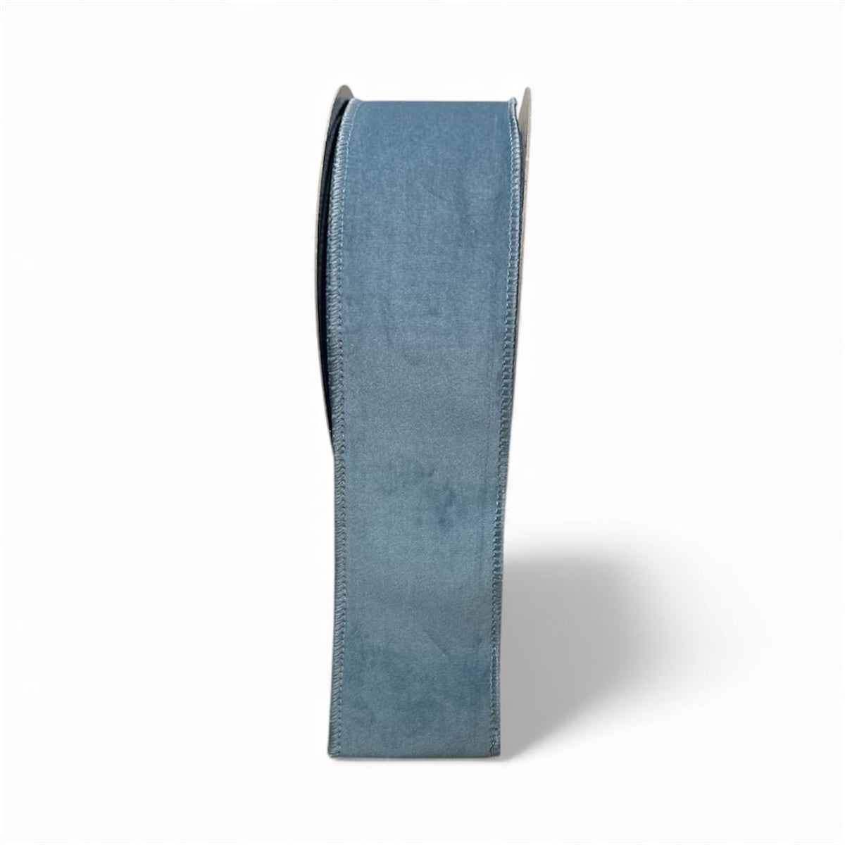 Velvet Taffeta Wired Ribbon - French Blue | 2.5" Width | 10 Yard Roll