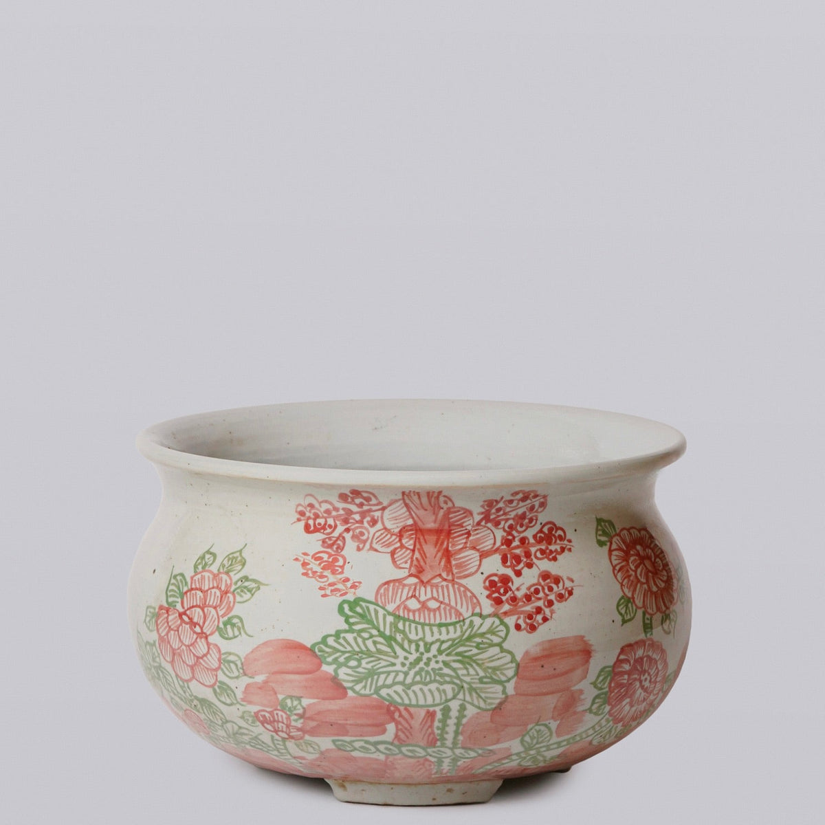 Pink & Green Four Seasons Cachepot