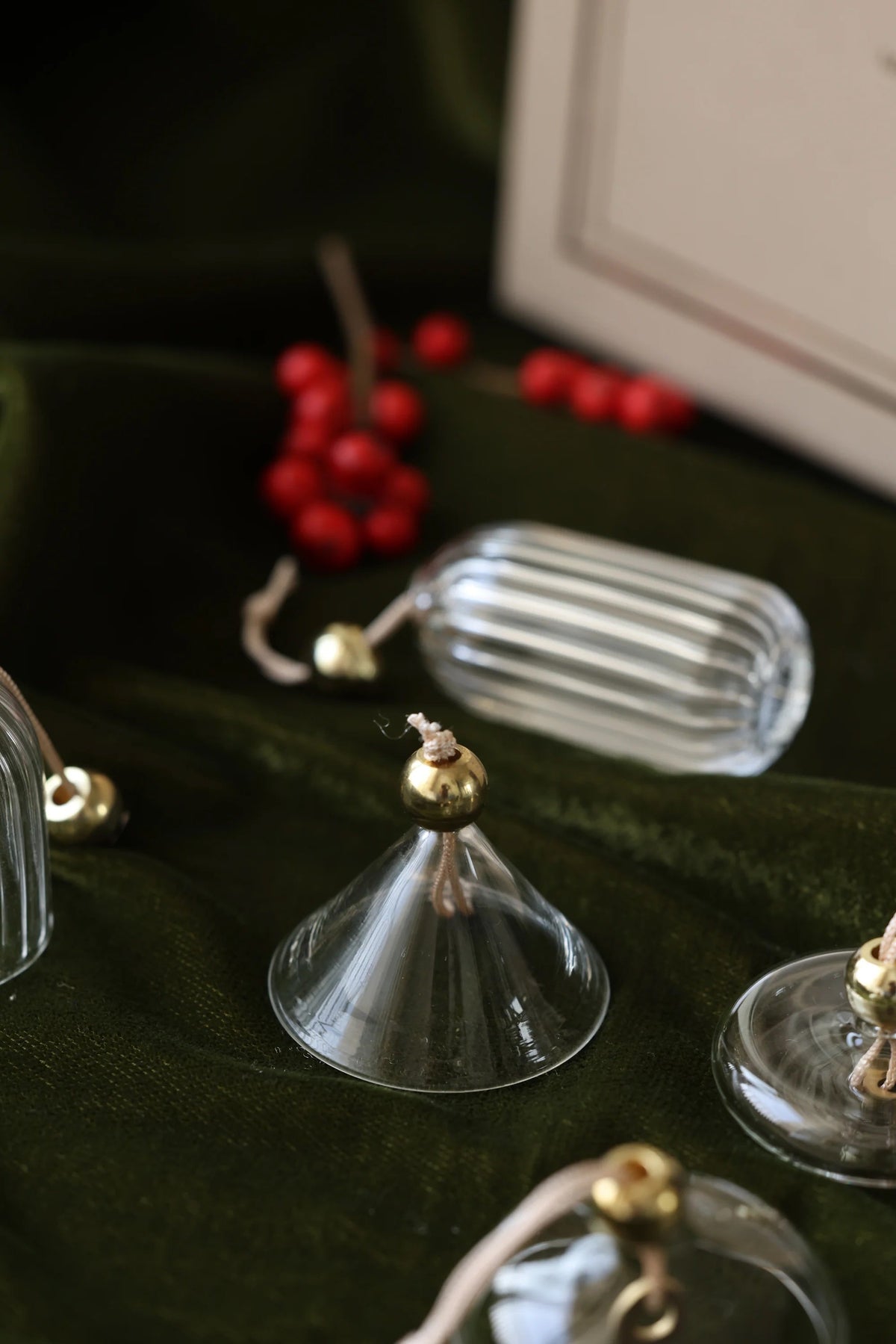 Bon Glass Ornaments - Set of 4