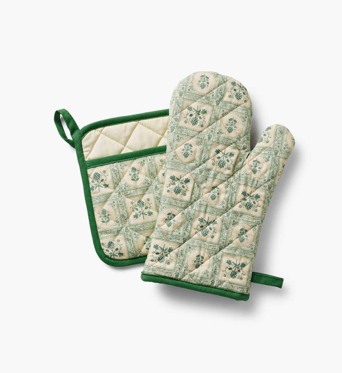 Rifle Paper Co. Artichoke Quilted Oven Mitt