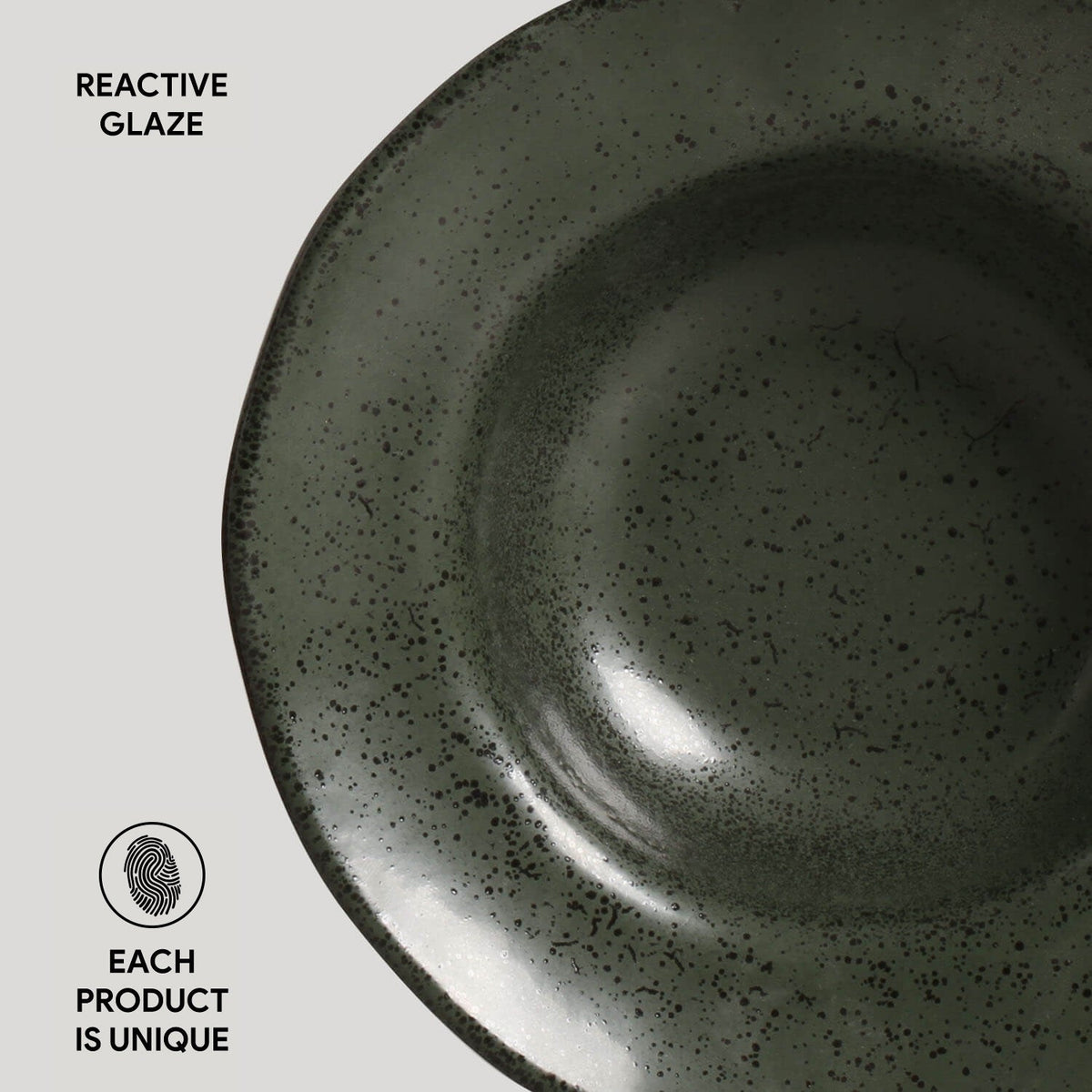 Dessert/Deep Rim Plate Set of 4