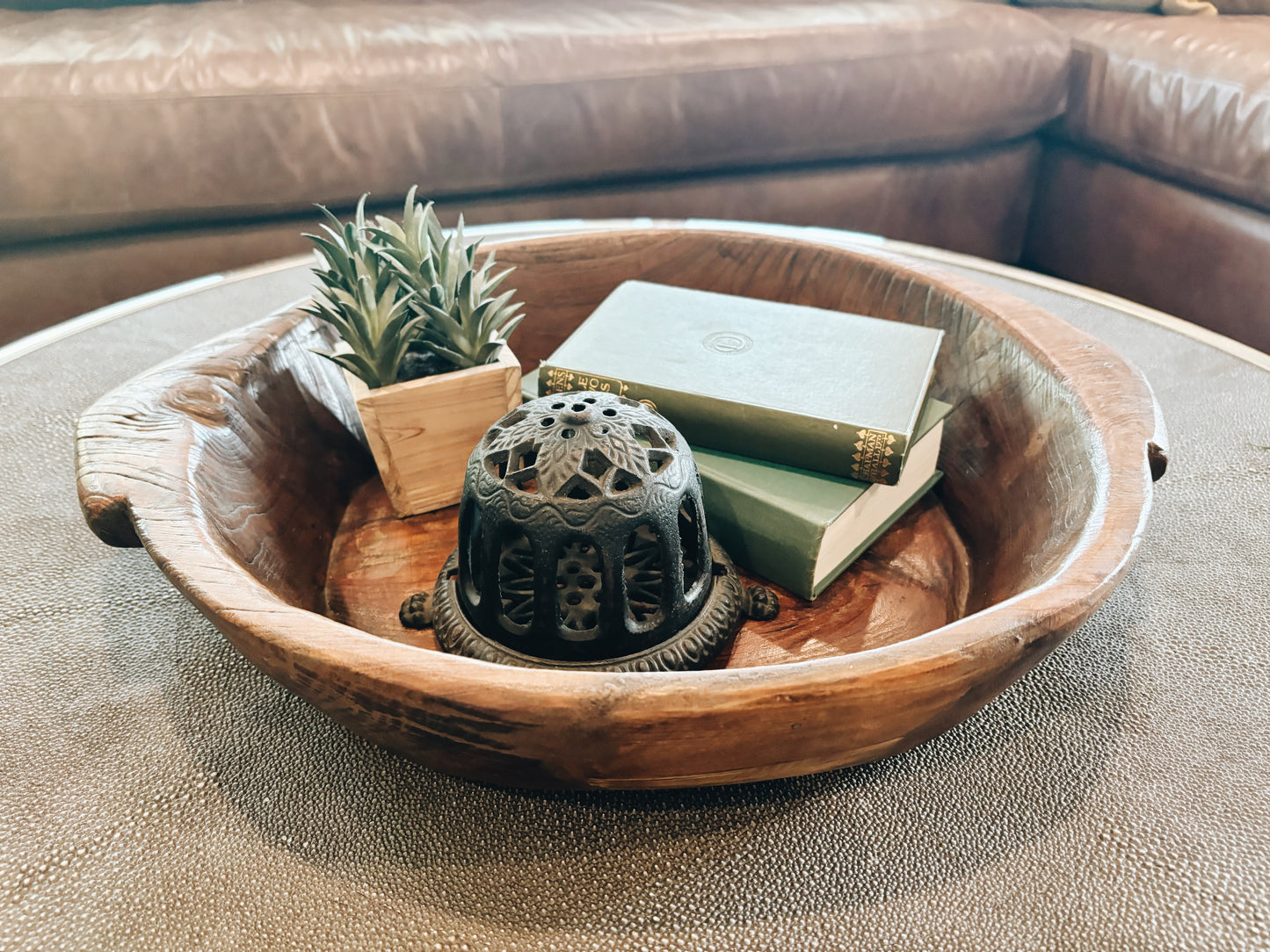 Vintage Wooden Parat/Bowl (C)