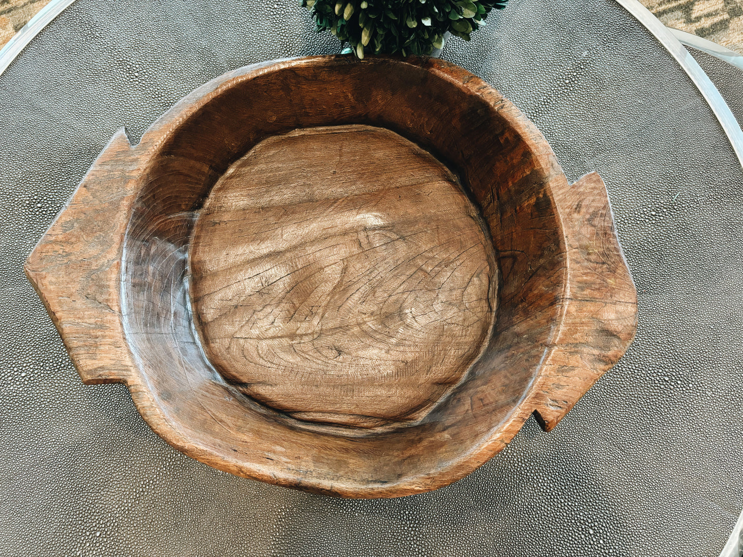 Vintage Wooden Parat/Bowl (D)