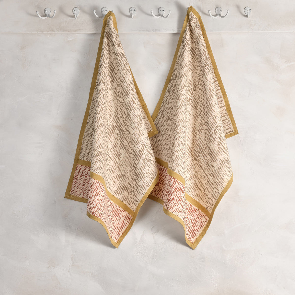 Kora Cotton Kitchen Towels | Set of 2 | RAINDROP