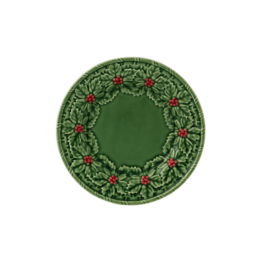 Bordallo Pinheiro Holly Dessert Plate - Set of Four