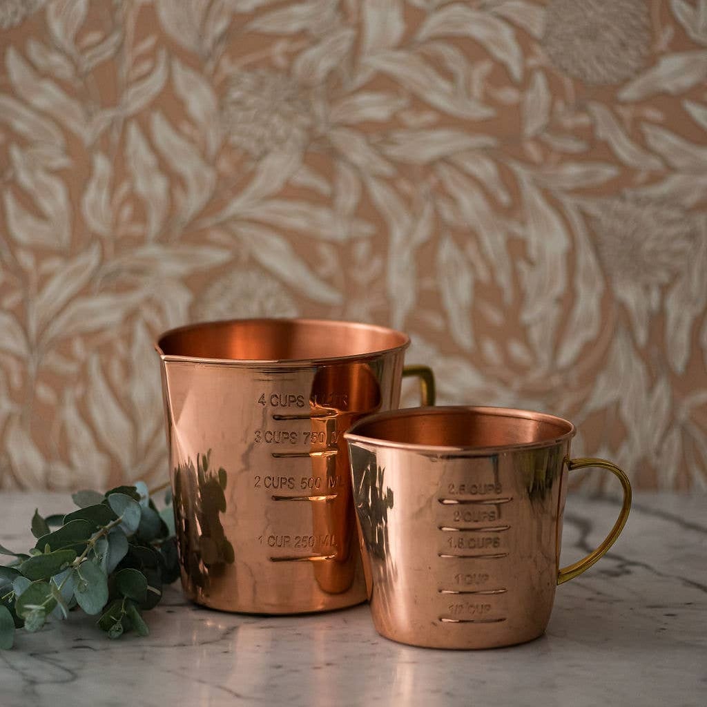 Copper Liquid Measuring Cup - 4 Cup Capacity