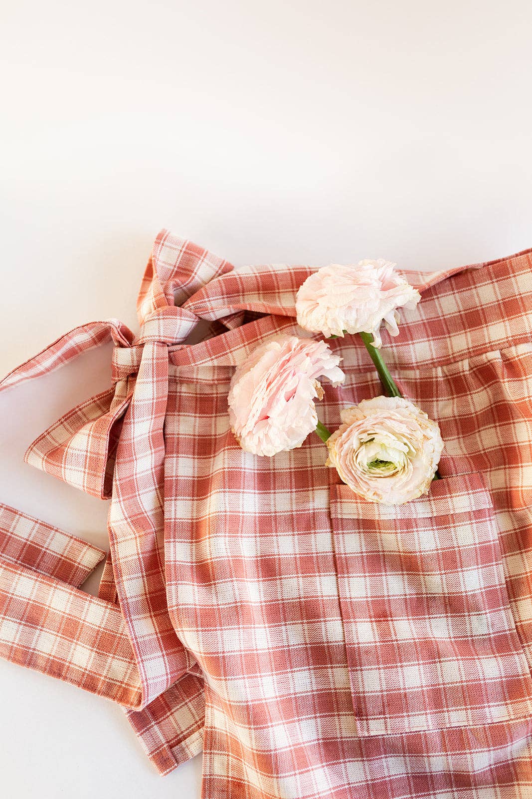 Yellow Gingham Cotton Half Apron – The Half Apron