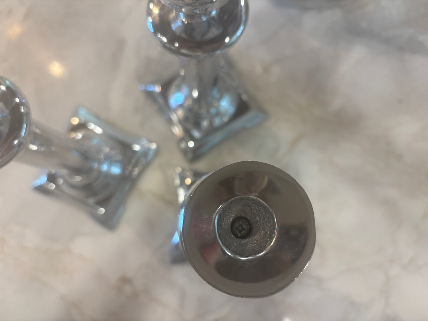 Handcrafted Pewter Candlesticks (Large) – Perfectly Imperfect