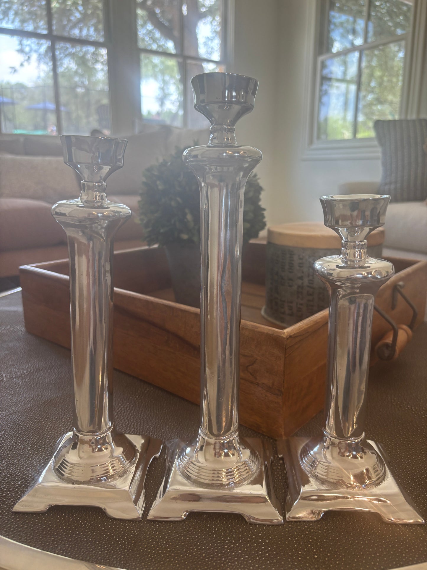 Handcrafted Pewter Candlesticks (Large) – Perfectly Imperfect