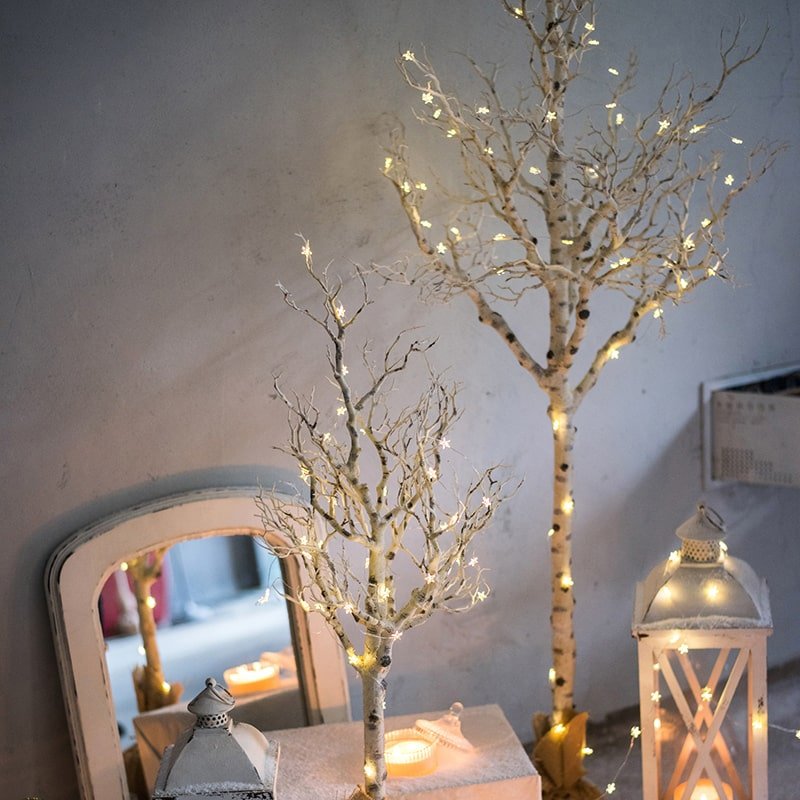 Winter White Faux Tree