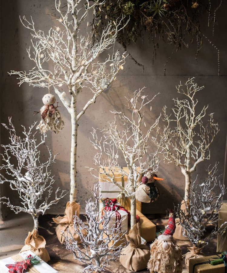Winter White Faux Tree