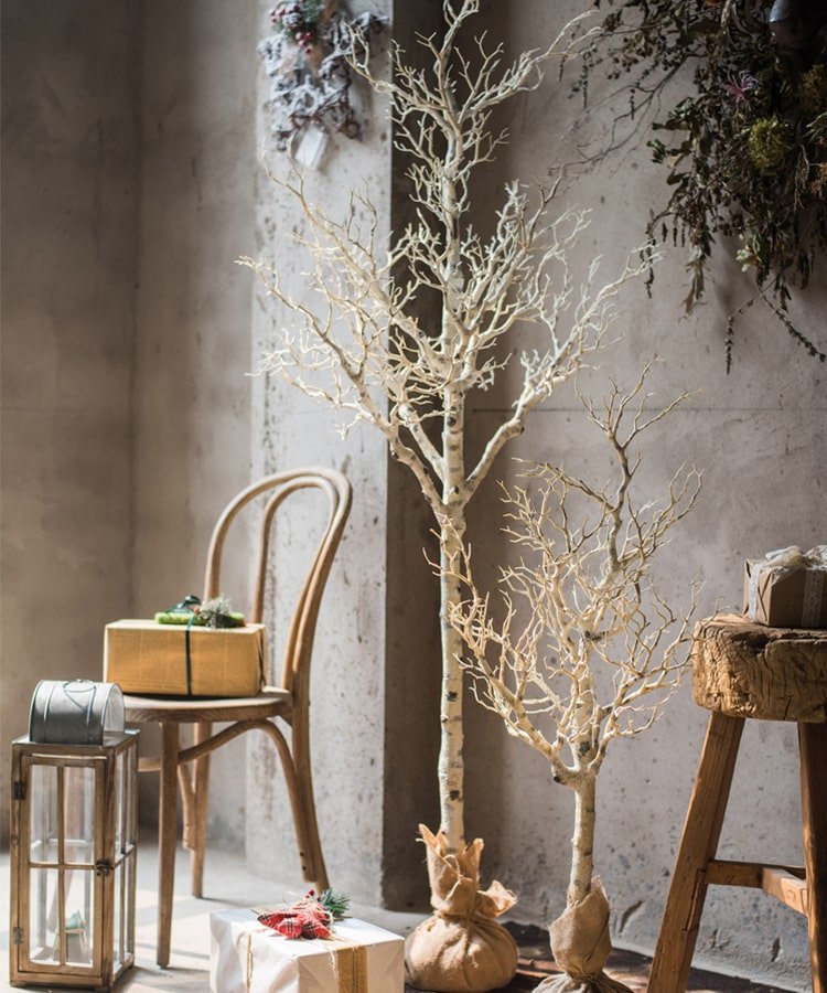 Winter White Faux Tree