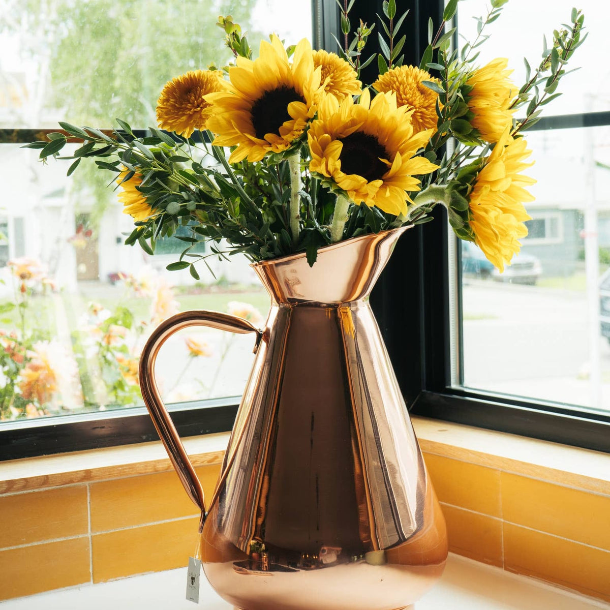 Large Copper Heirloom Vase 14" - 100% Pure Copper
