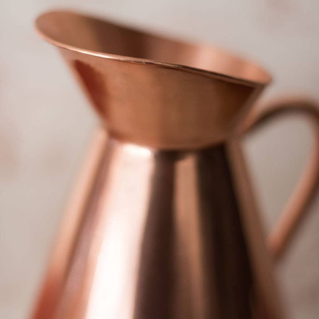 Large Copper Heirloom Vase 14" - 100% Pure Copper