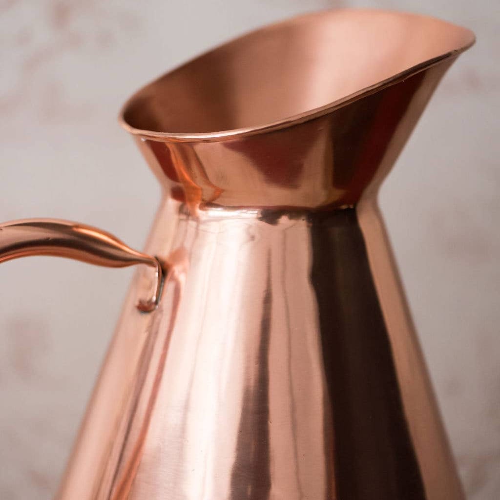 Large Copper Heirloom Vase 14" - 100% Pure Copper