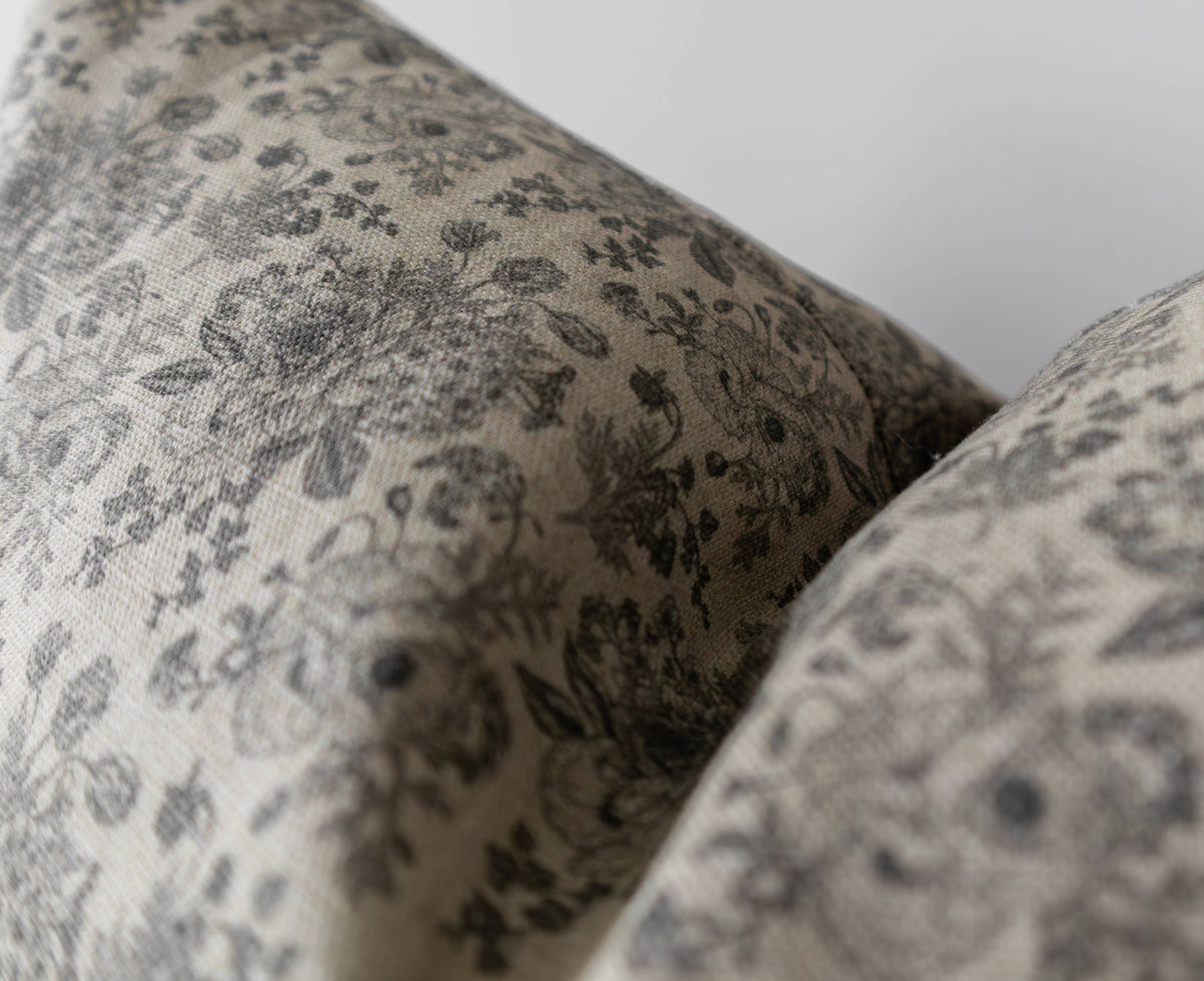 Elizabeth Neutral Floral Pillow Cover