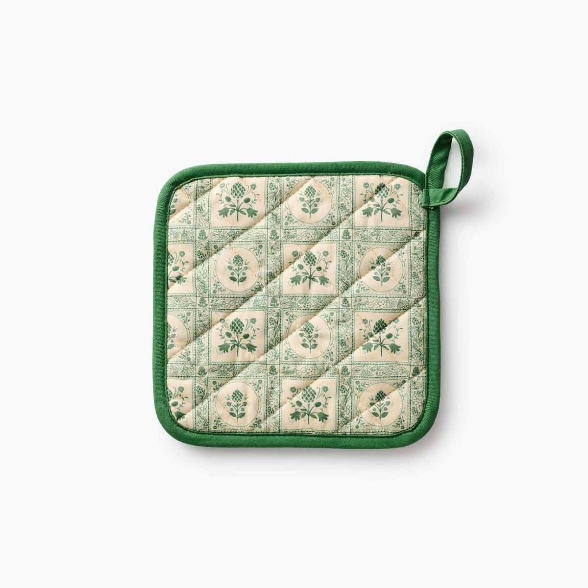Rifle Paper Co. Artichoke Quilted Pot Holder