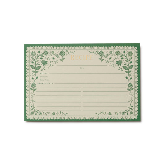 Rifle Paper Co. Artichoke Recipe Cards – Set of 12