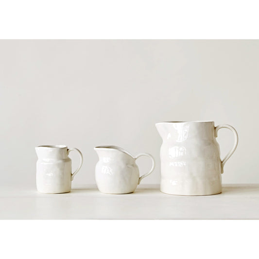 Stoneware Vintage Reproduction Pitcher - 3 Styles