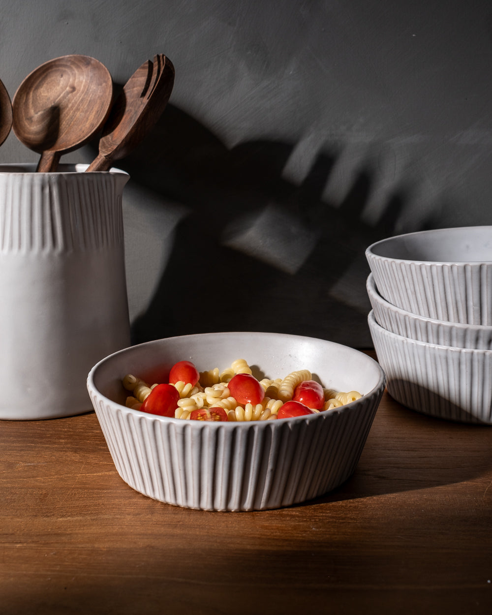 Cloud Lines Pasta Bowl - Set of 4