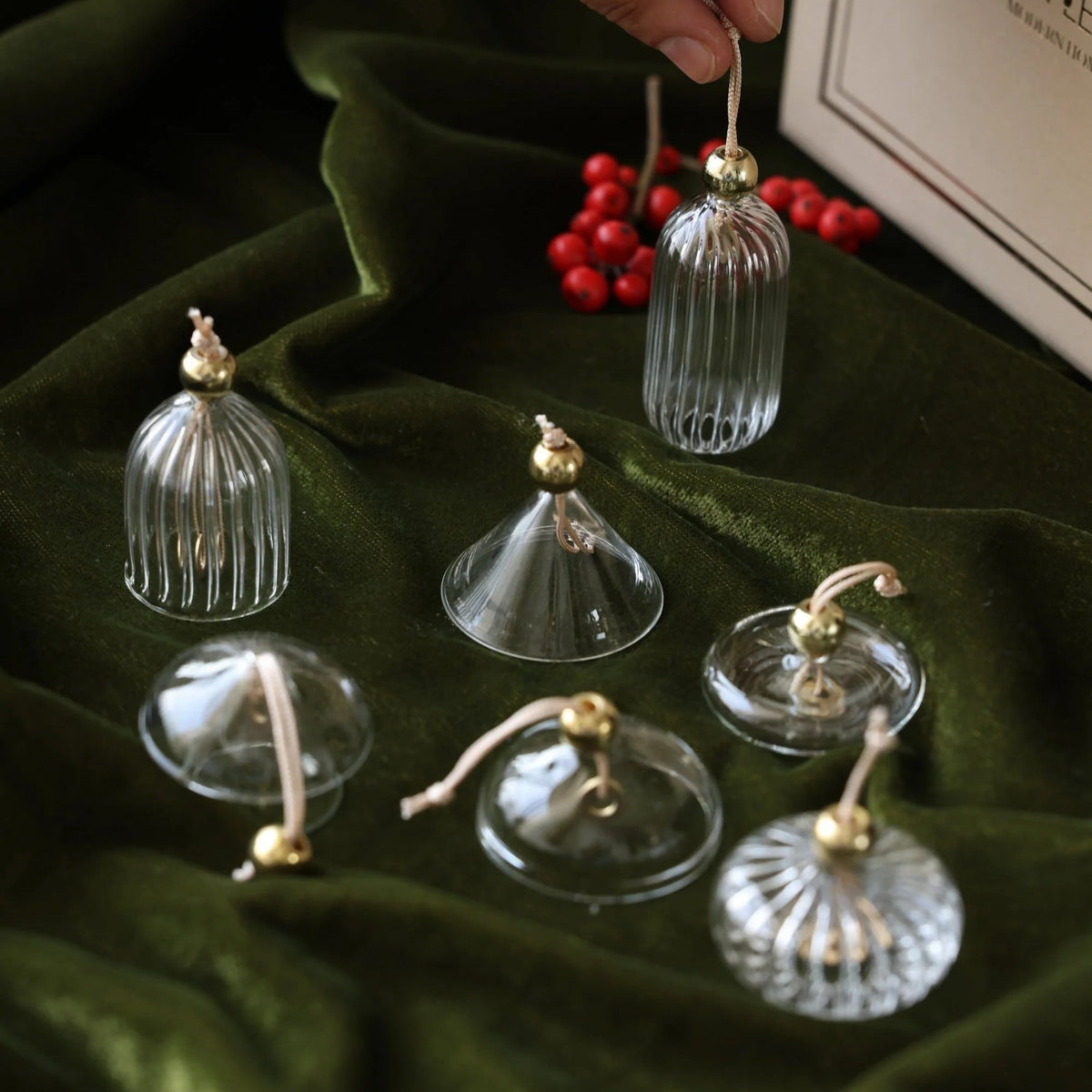 Bon Glass Ornaments - Set of 4