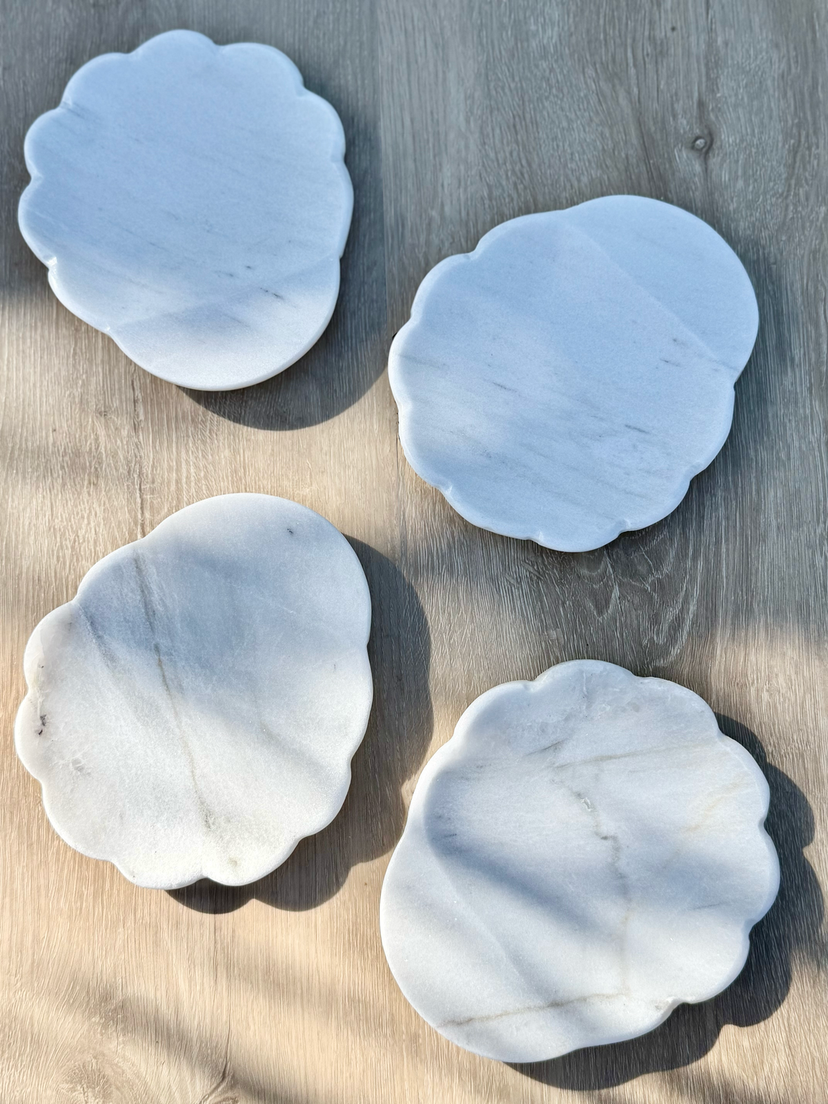 Belle Marble Spoon Rest , White