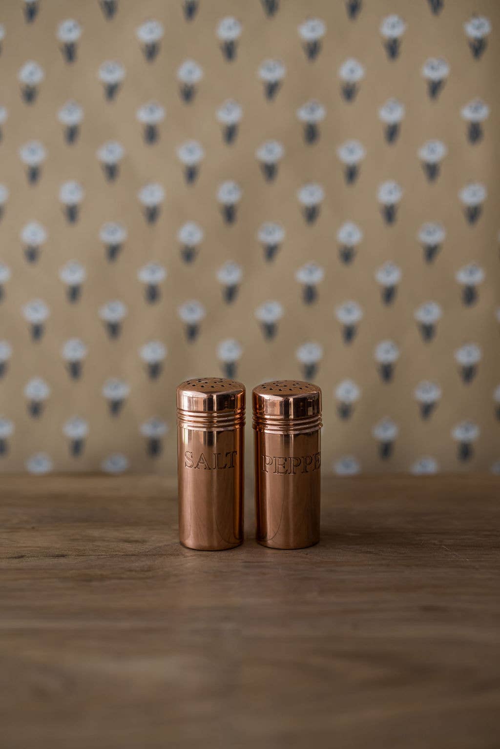 Copper Salt & Pepper Shakers – Vintage Kitchen Tableware