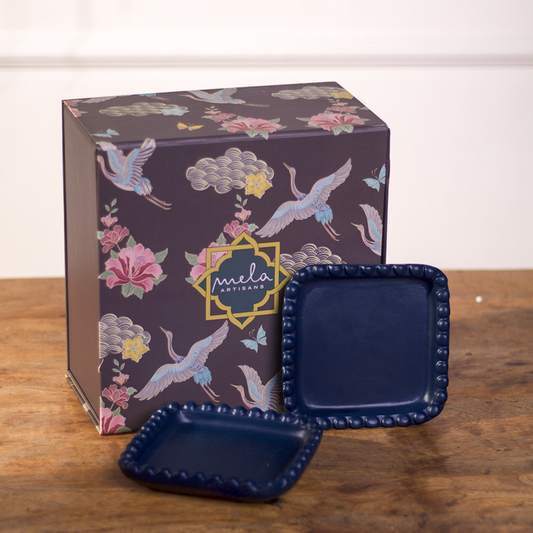 Raatriti Beaded Trinket Trays | Set of 2