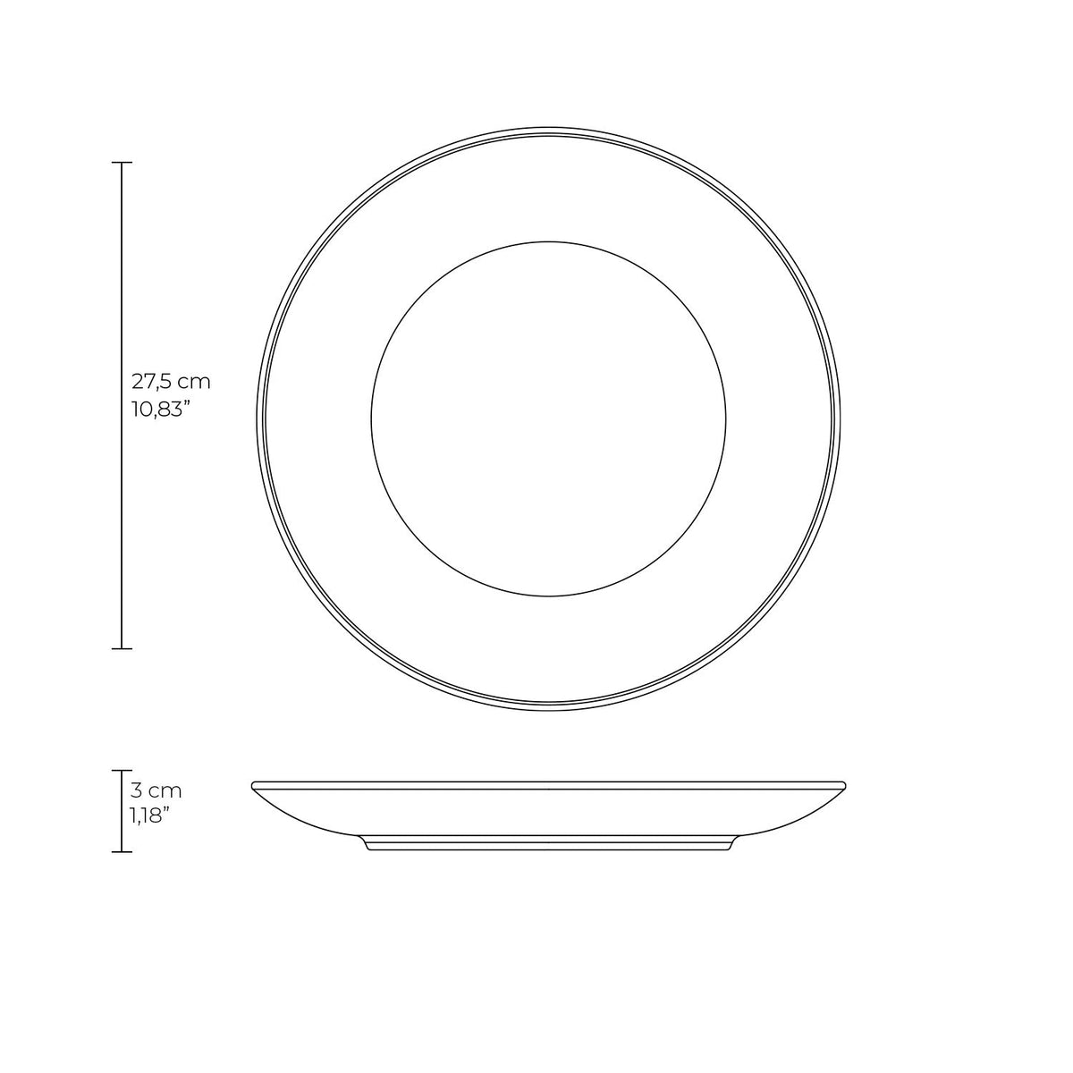 Dinner Plate Set of 6