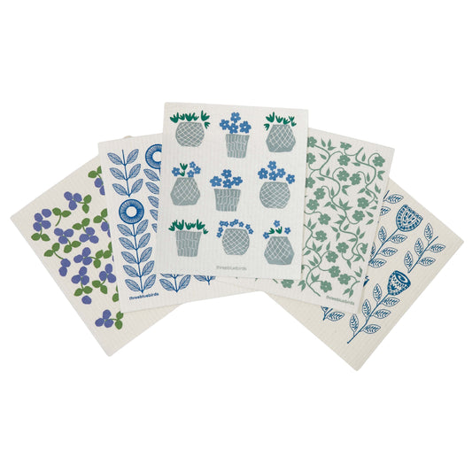 The Garden Swedish Dishcloth Set