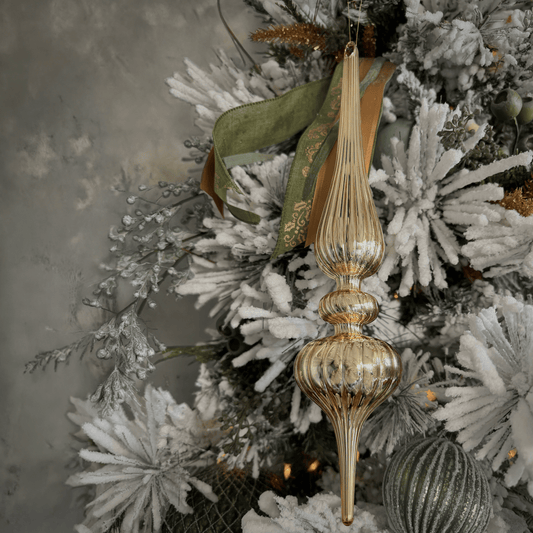 Finial Ornament 14" - Gold, Bronze & Copper