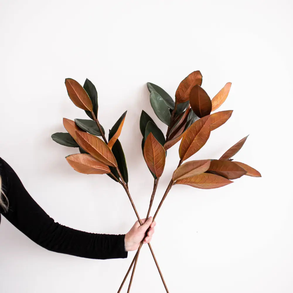 Magnolia Faux Leaves - small