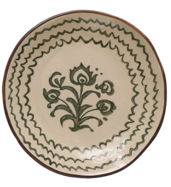 White Cliff Studio Lorna Hand Painted Plate