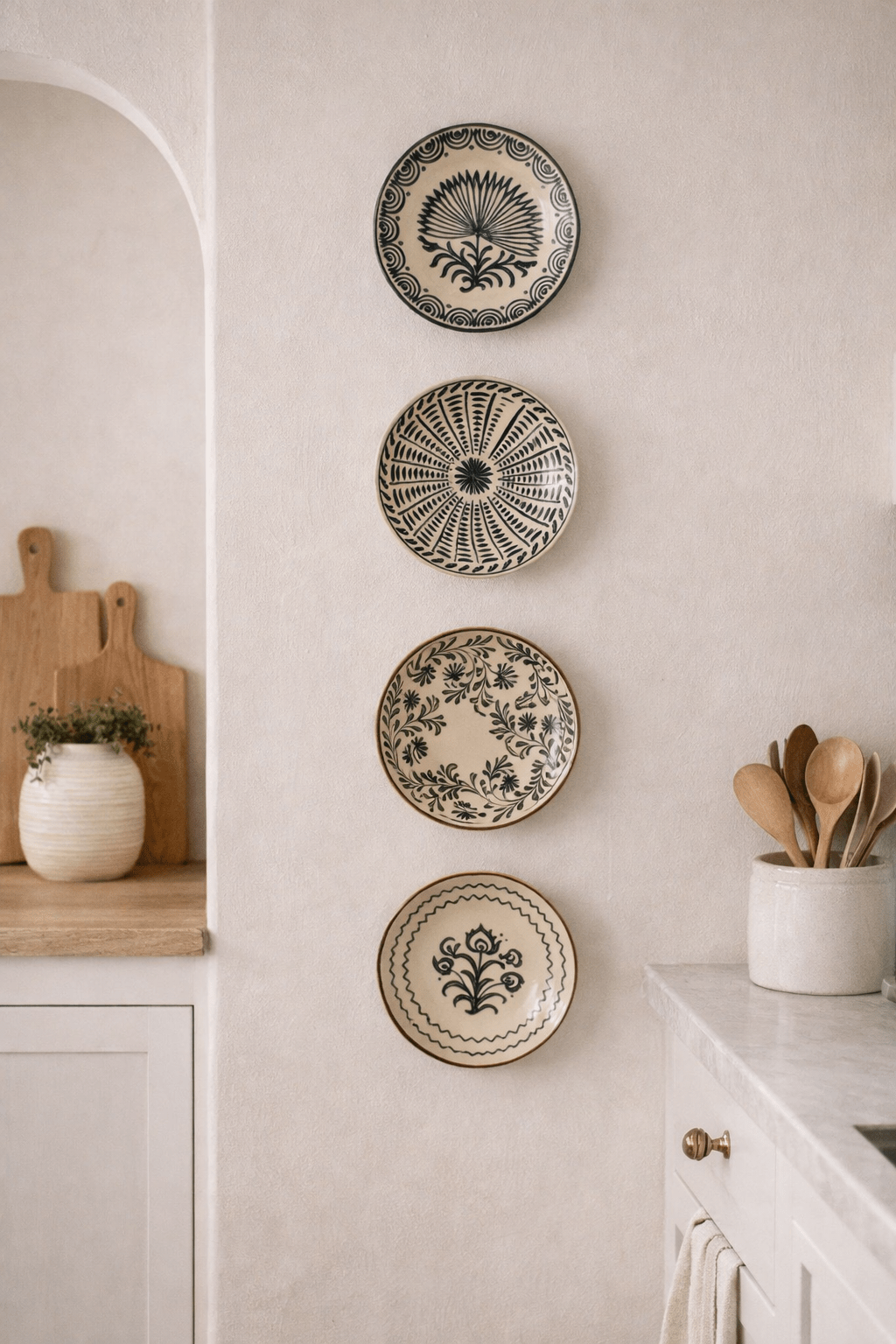 White Cliff Studio Lorna Hand Painted Plate