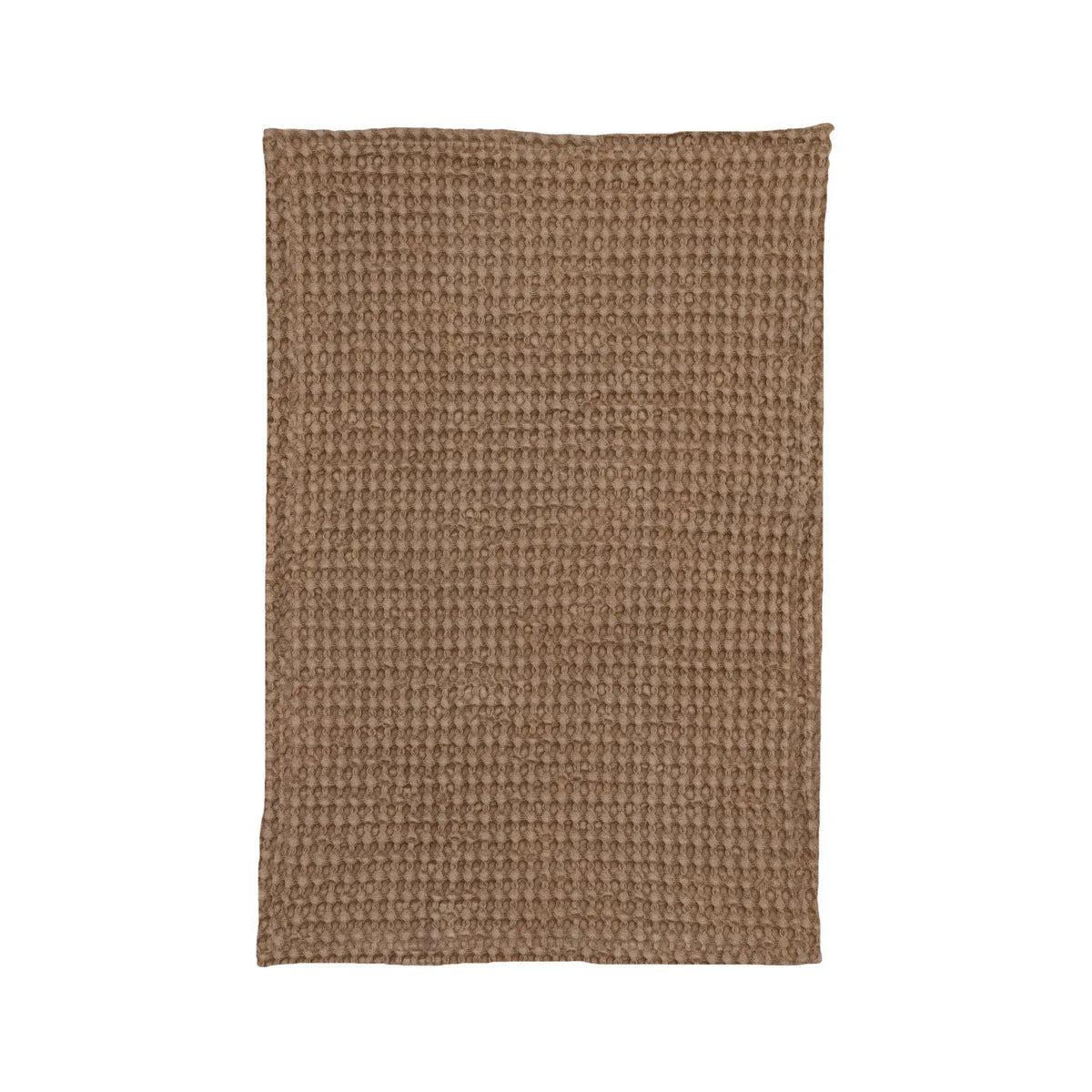 Stonewashed Waffle Weave Tea Towel – Camel
