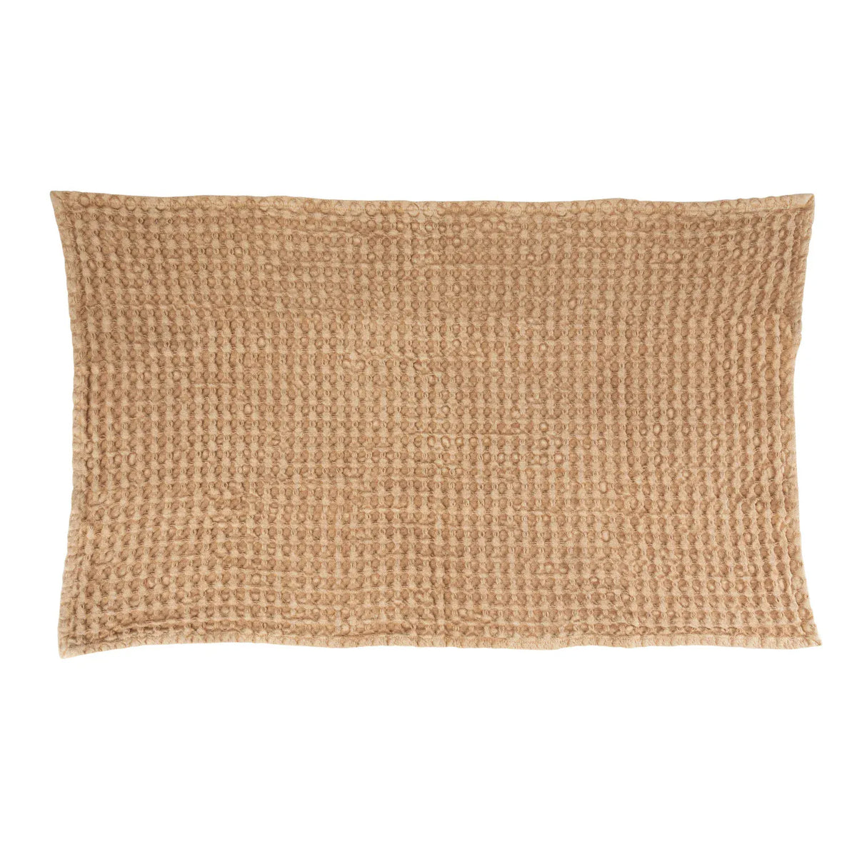 Stonewashed Waffle Weave Tea Towel – Camel