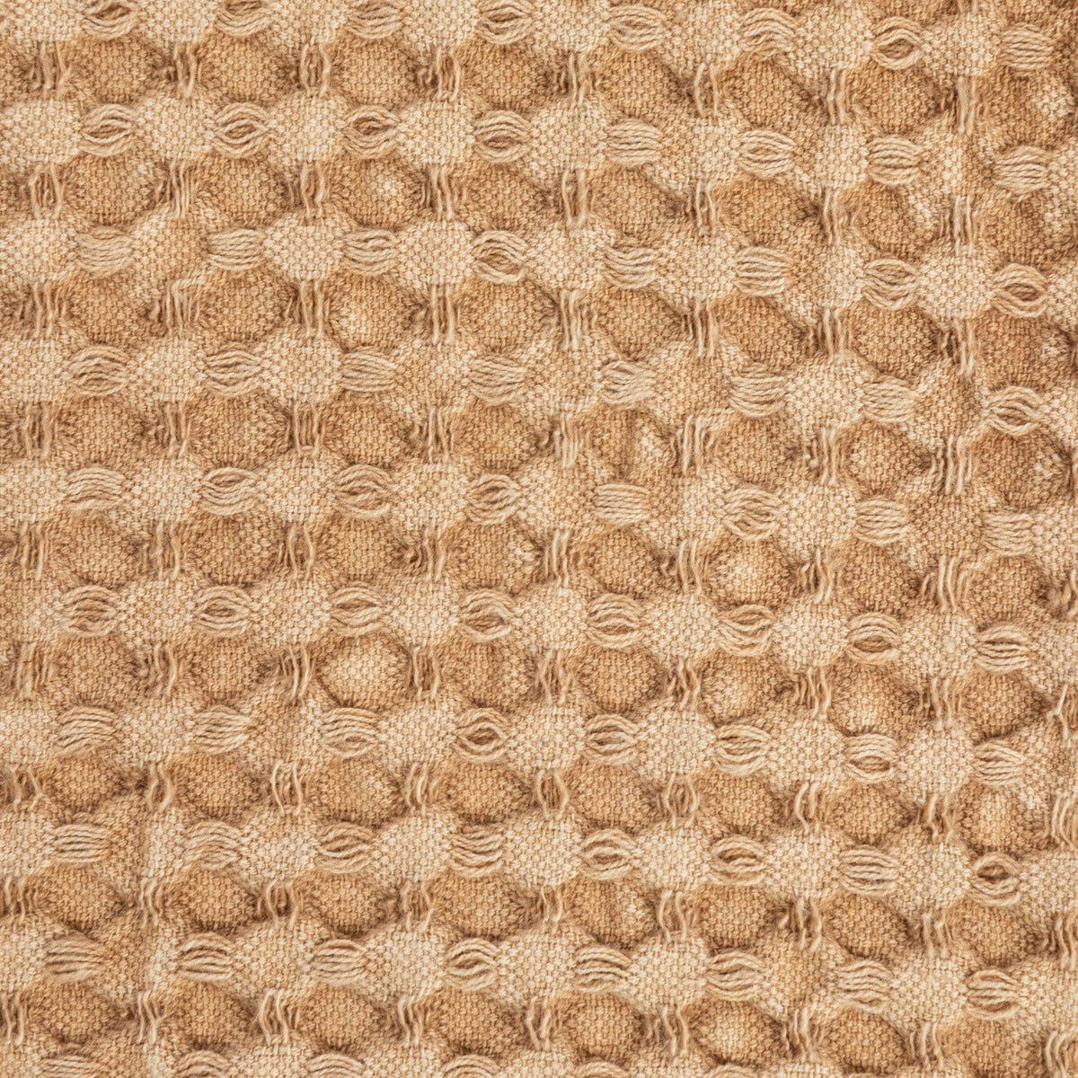 Stonewashed Waffle Weave Tea Towel – Camel